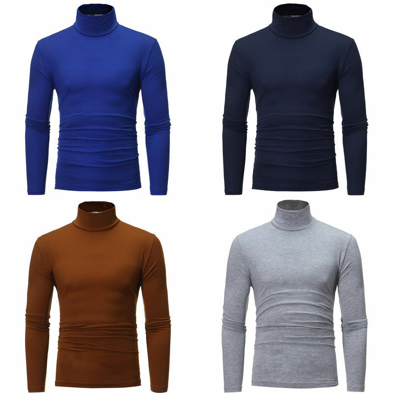mens turtle neck thermal top